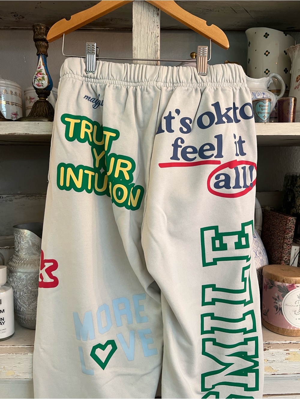 Wayfair Trendy Affirmation Sweatpants Size S - Picture 7 of 7